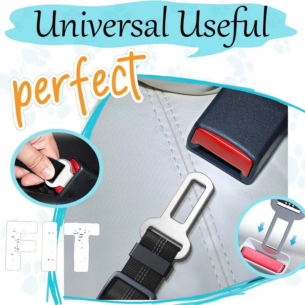 Nylon Retractable Dog Leash with Car Seatbelt Anti-pull Rope