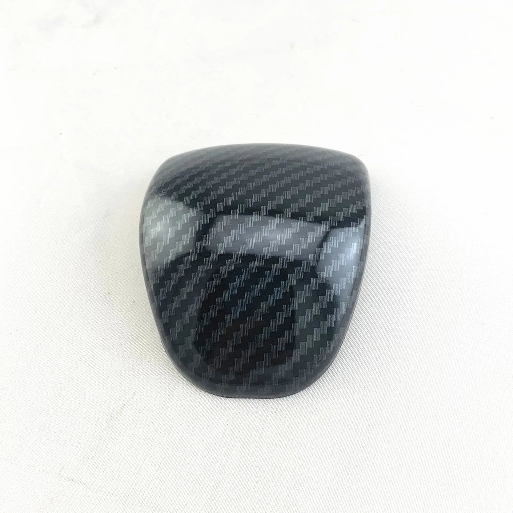 Smart RunK3 carbon fibre pattern gear shift cover trim for dashboard styling