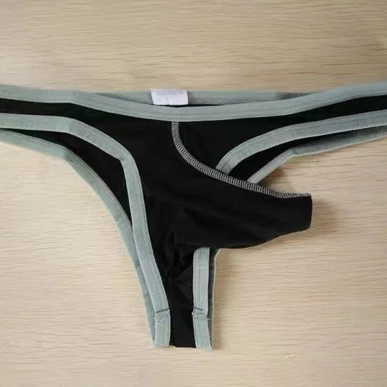 Men's ice silk nylon underwear briefs in seven colour options with Asian sizing