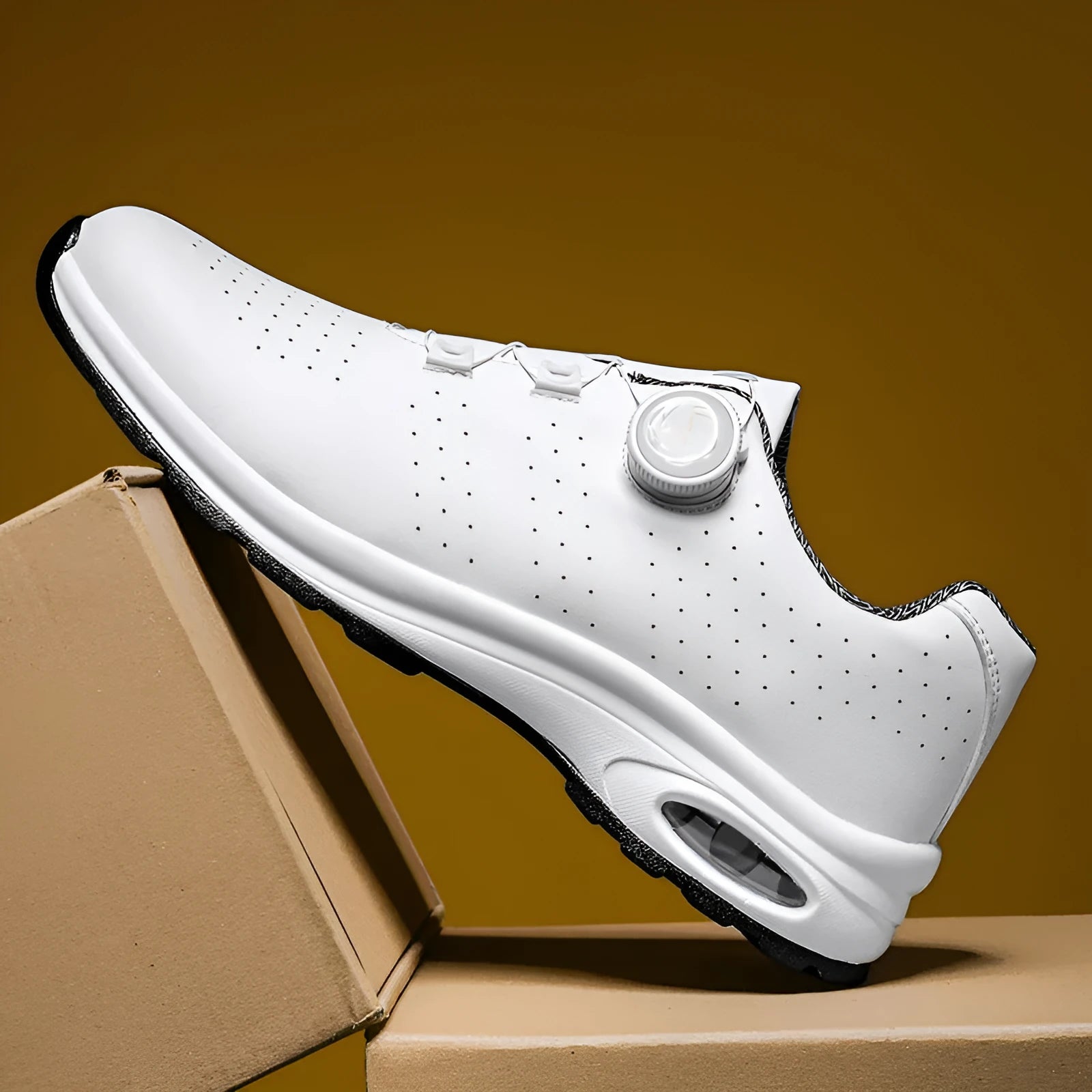 Low top mesh casual shoes with cross shoulder straps and composite sole in black or white