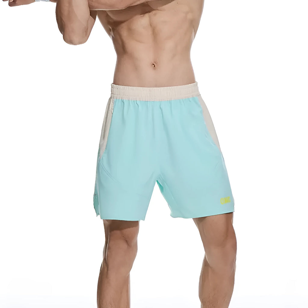Men's hipp lifting workout shorts in loose fit design with elastic waist