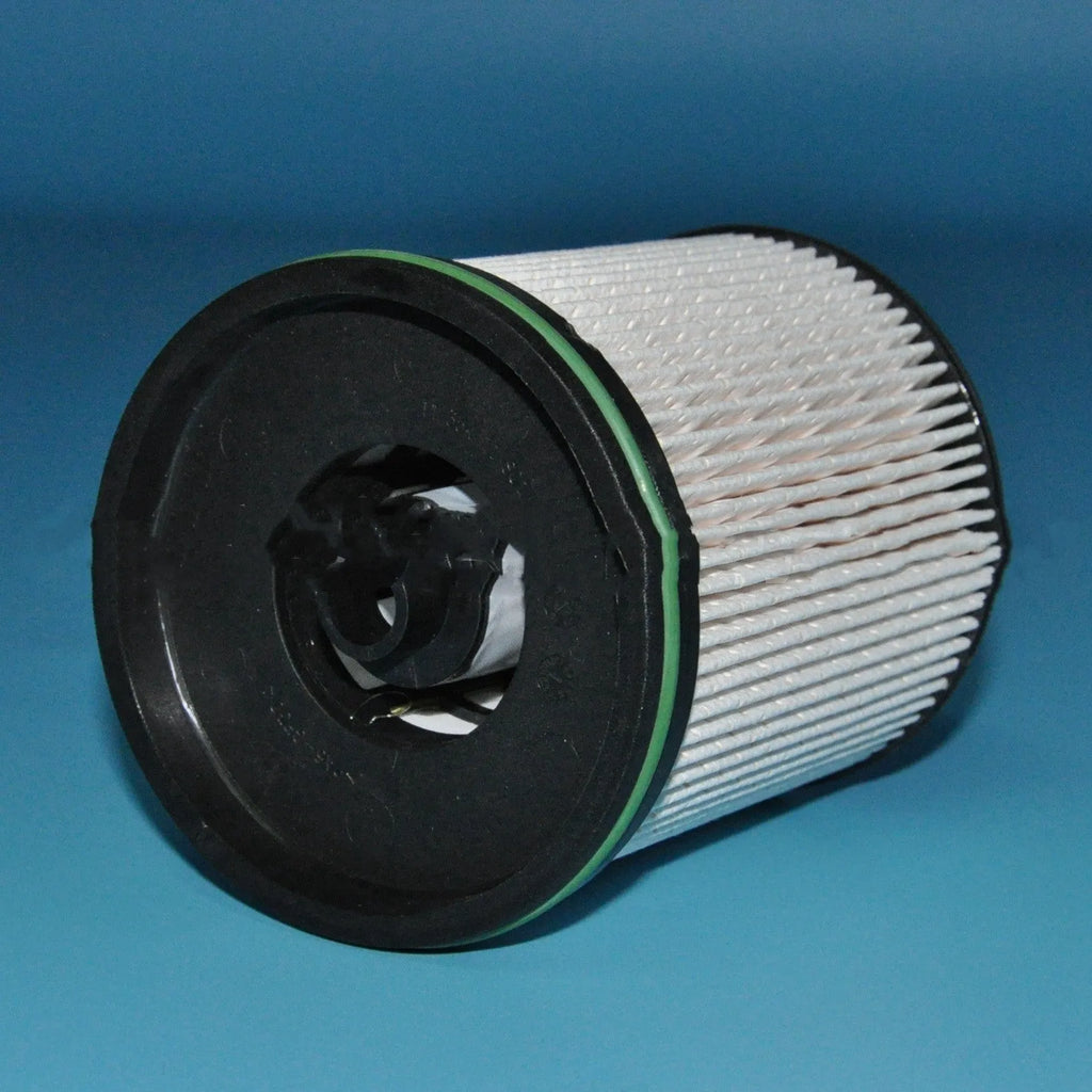 Diesel fuel filter element with gasket kit for Vauxhall and Opel Astra vehicles showing 106mm height dimension