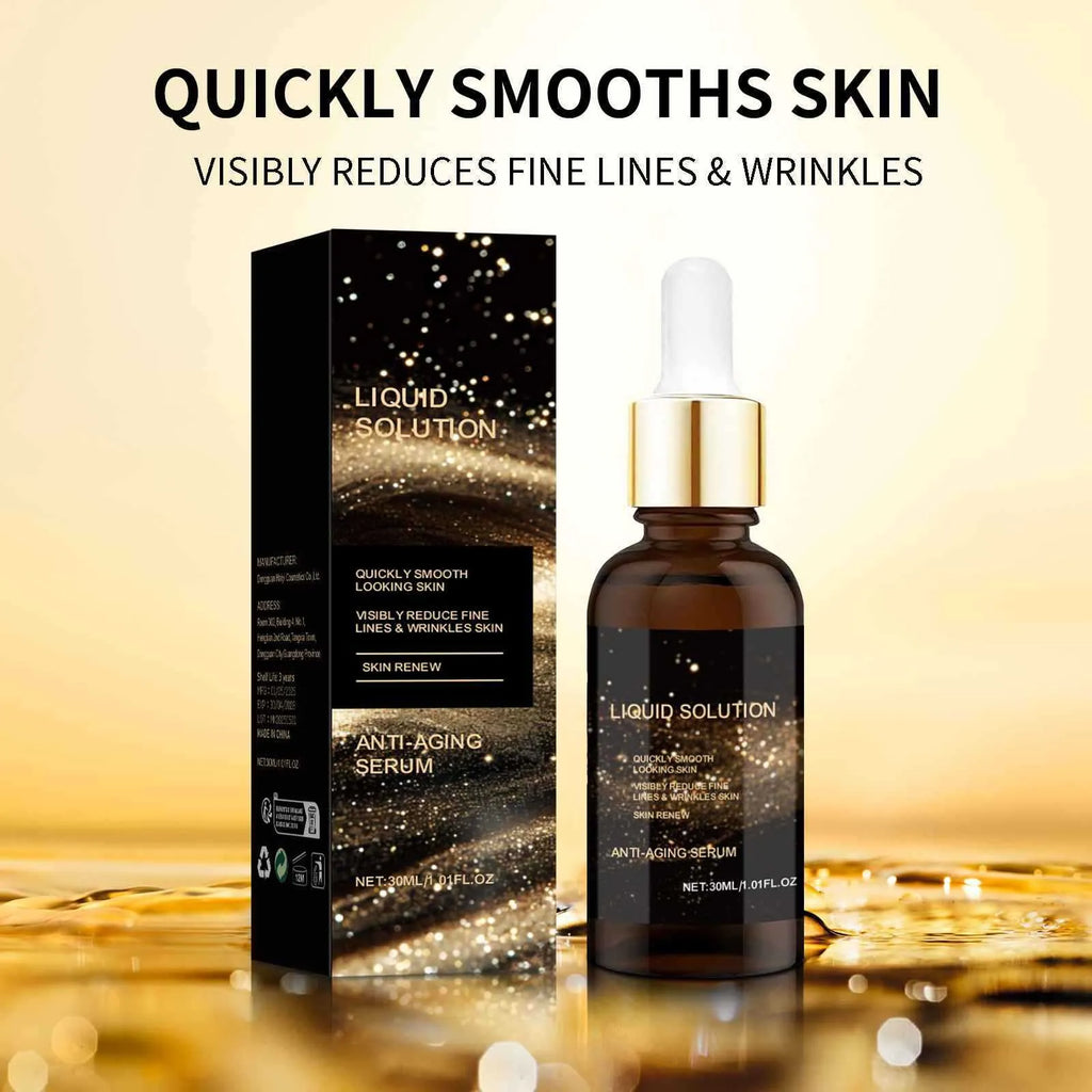 30ml facial moisturising liquid bottle with glycerin and hyaluronic acid