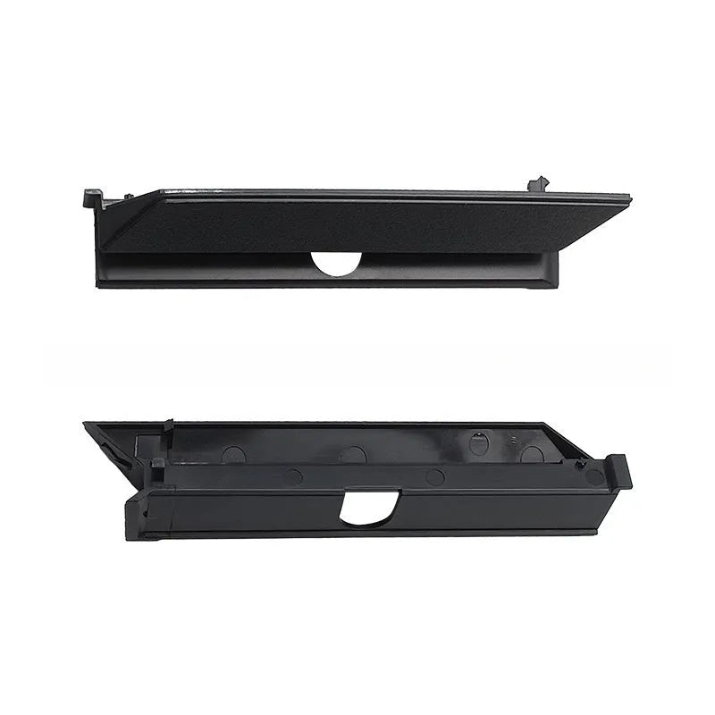 Black PS4 Pro hard drive bottom cover replacement part with baffle block strip