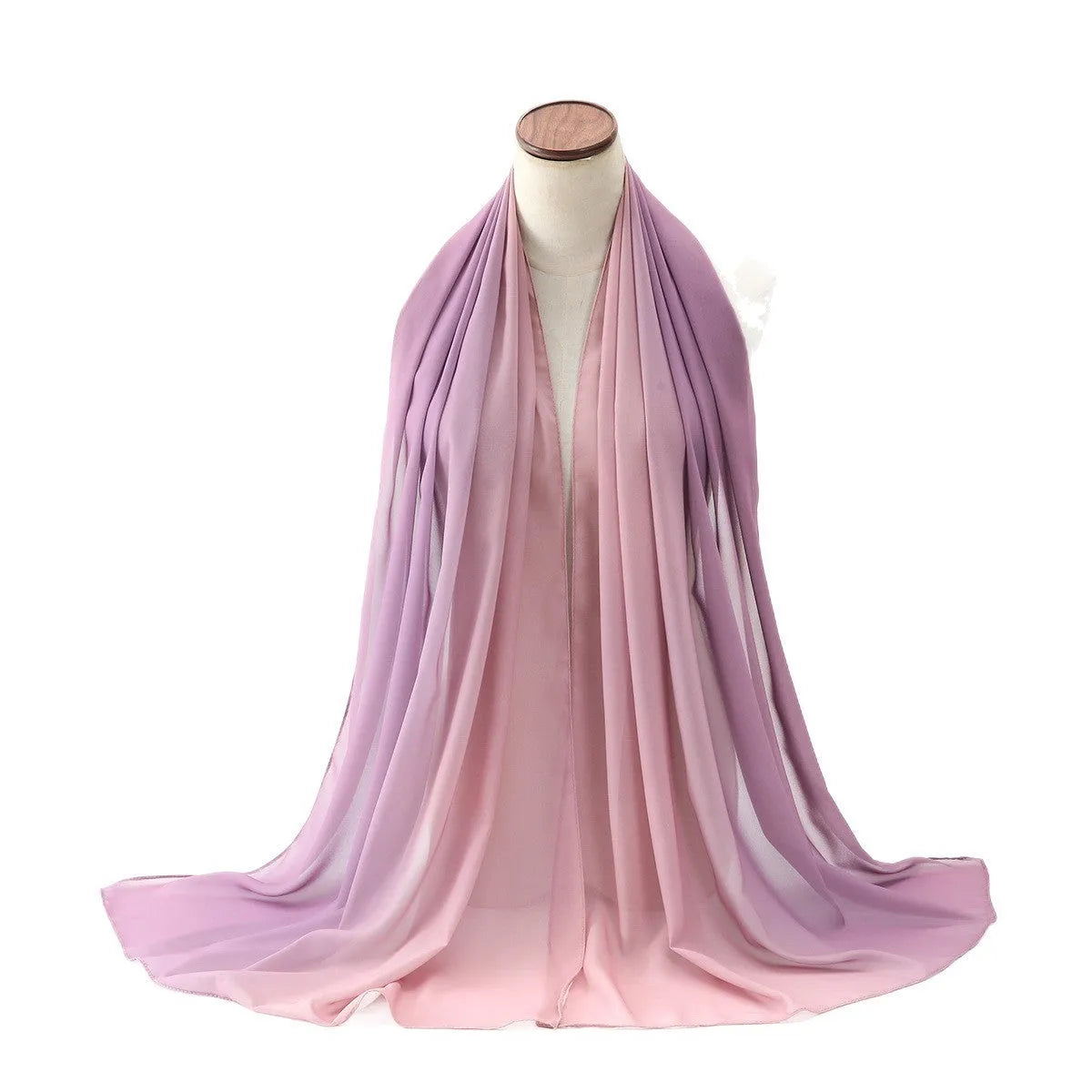 Long lightweight chiffon women's scarf with bubble towel texture in multiple colours.