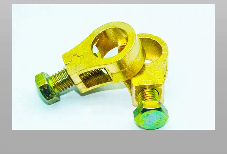 Pure copper battery wiring clamp with patented design for automotive battery connections