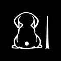 Cartoon cat design car sticker in various colours on rear car window glass.