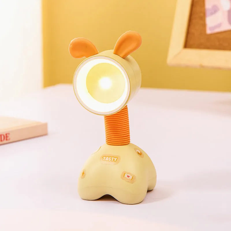 Cartoon magnetic DIY small night lamp with adjustable multi-angle lighting in various animal designs