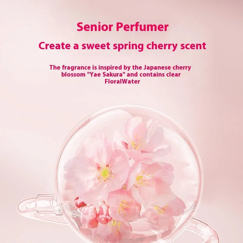 Sakura shampoo and conditioner 500ml bottles set with cherry blossom scent.