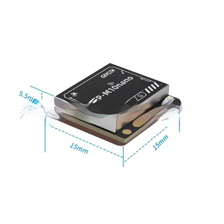 Gepp M10 Series chip board with GPS load indication, u-blox M10, plastic housing