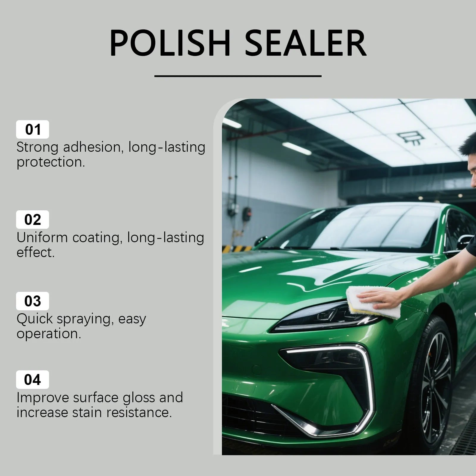 120ml ceramic coating spray bottle with anti-fading and gloss enhancement properties