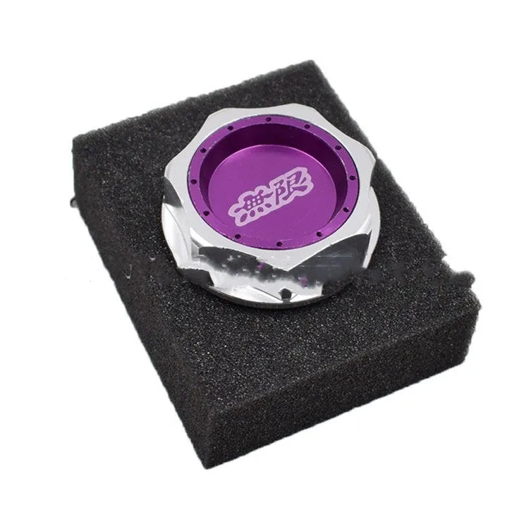 Aluminium alloy oil filter cap for Honda vehicles in six colour options