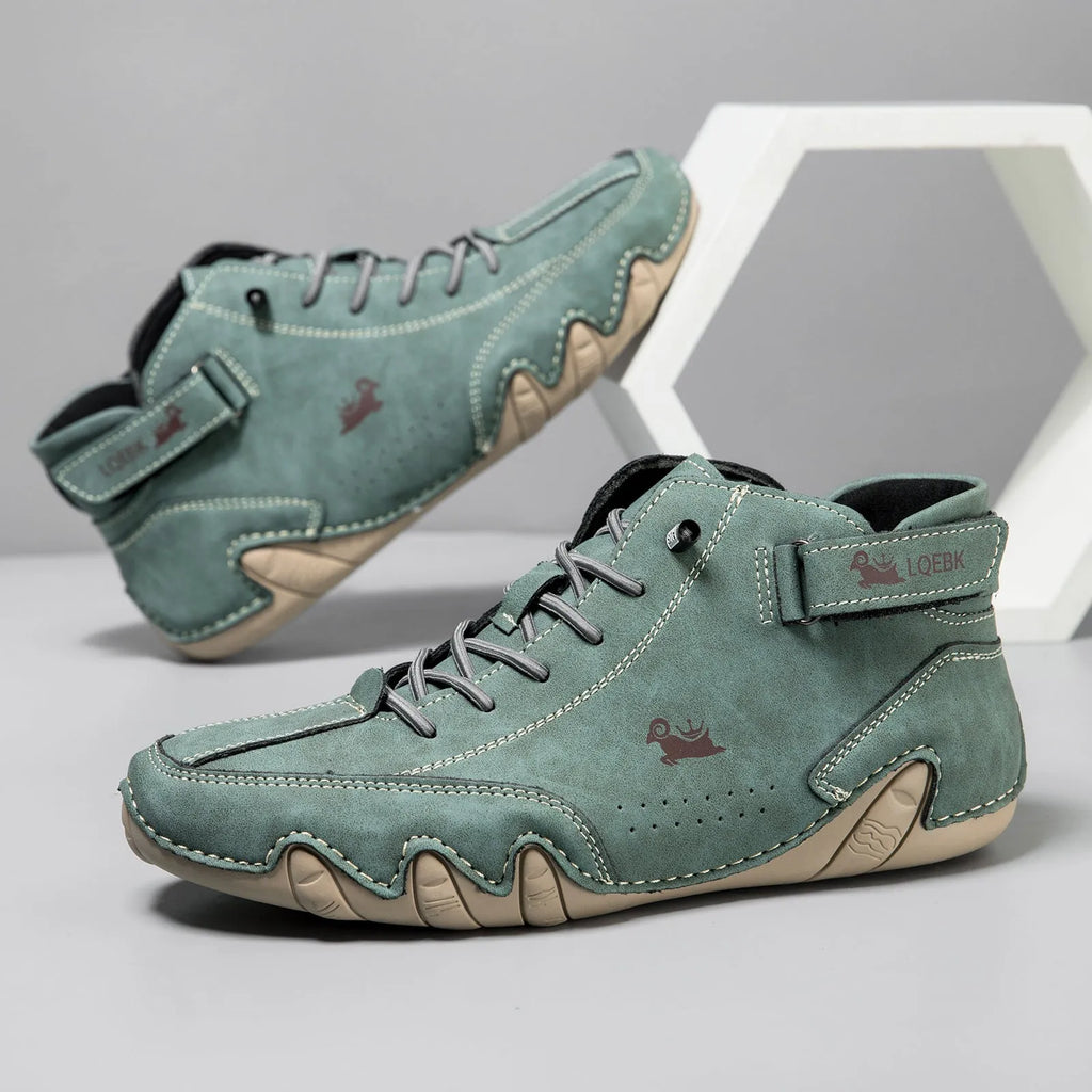 Men's high-top octopus Martin boots with rubber sole in multiple colour options
