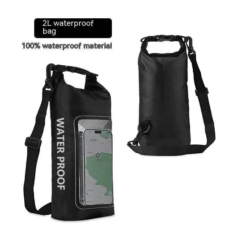 PVC waterproof crossbody phone bag in multiple colours for swimming and outdoor activities