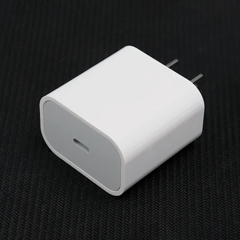PD20W mobile phone charger with USB port for American and European voltage standards