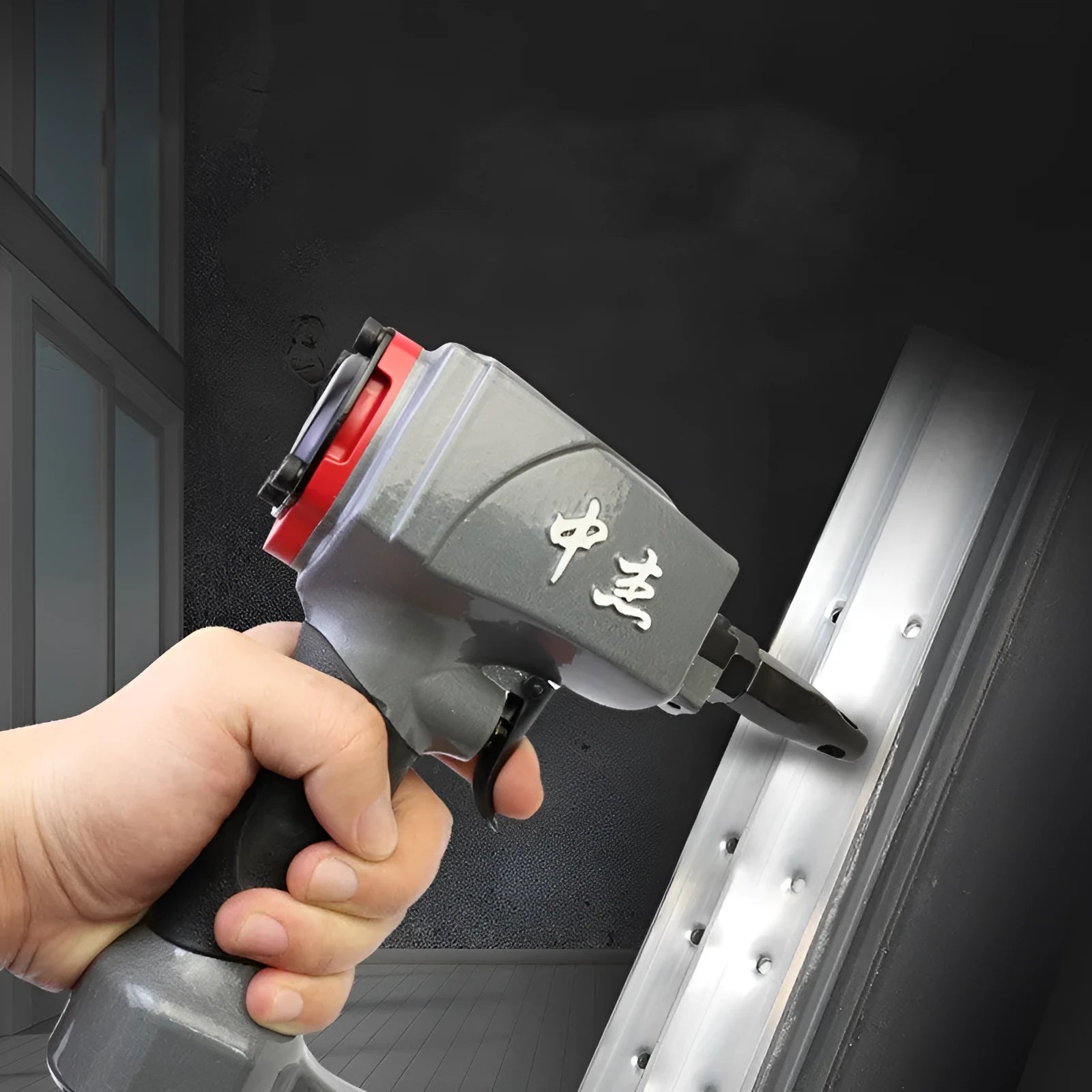 DK30 professional air nail gun for metal sheet punching with perforation mechanism