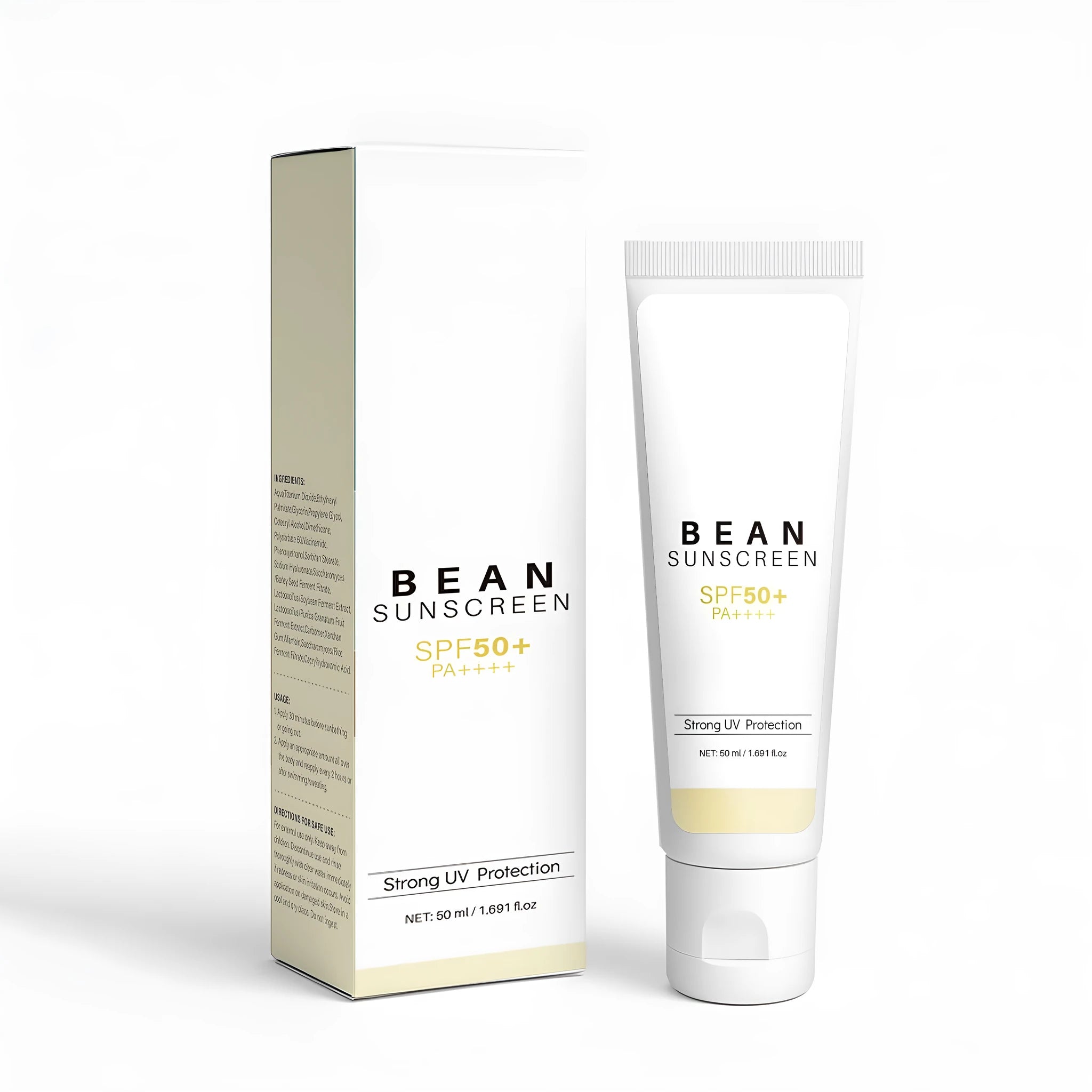 50ml makeup primer cream tube with waterproof and UV protection properties