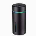 Aluminium alloy car humidifier and essential oil diffuser with 260ml water tank and colourful night light