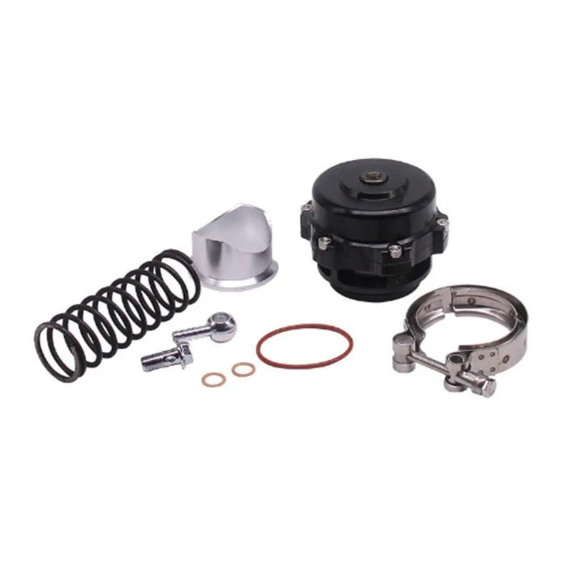 50mm aluminium alloy automotive blow-off valve in six colour options for turbo surge protection.