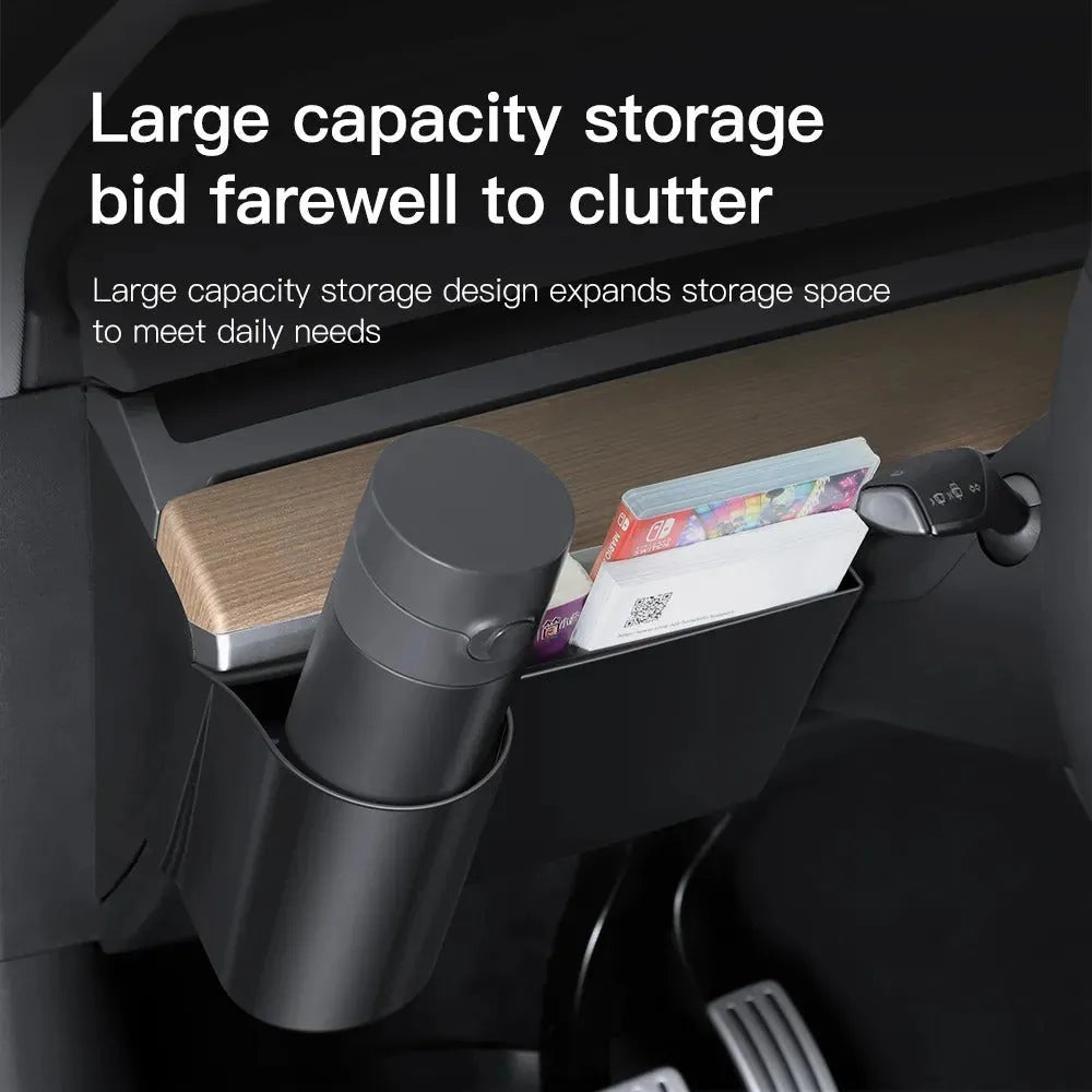 Dashboard water cup holder for Tesla Model 3 and Model Y left-hand drive vehicles
