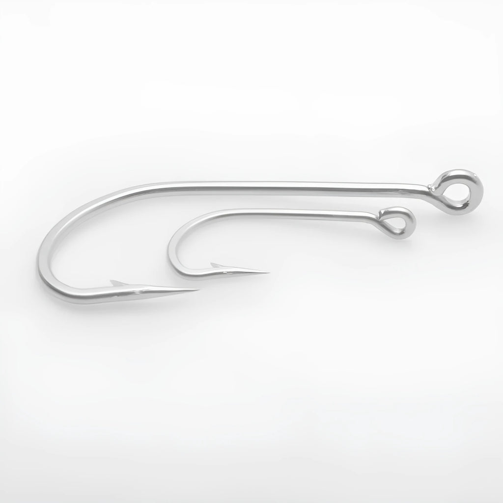 Stainless steel sea fishing hooks for ocean boat fishing in multiple specifications