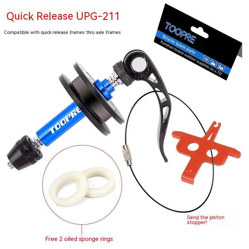 Aluminium alloy bicycle chain holder tool for maintenance, shown in barrel shaft, basic, and quick release versions.