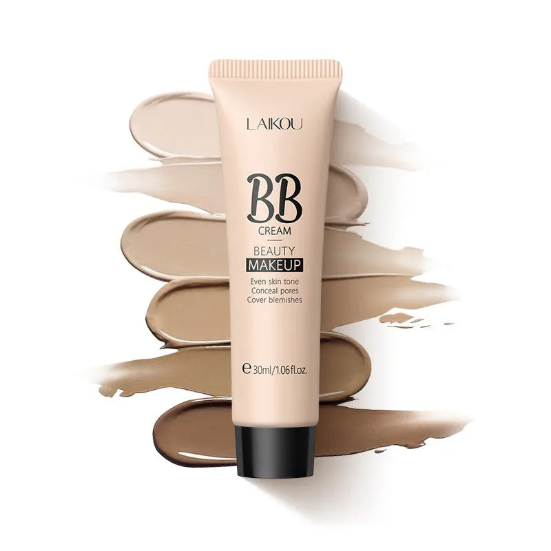 Natural Makeup Hose BB Cream 30ml tube in nine shade options from light to dark.