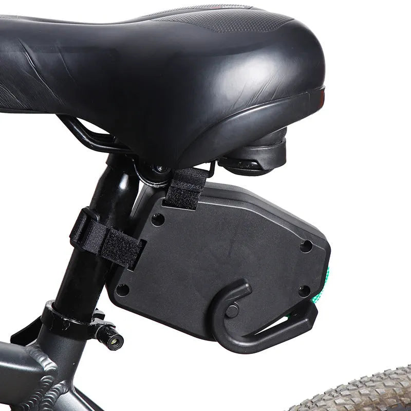 Black plastic/resin bicycle trailer rope traction device for mountain bike child trailers