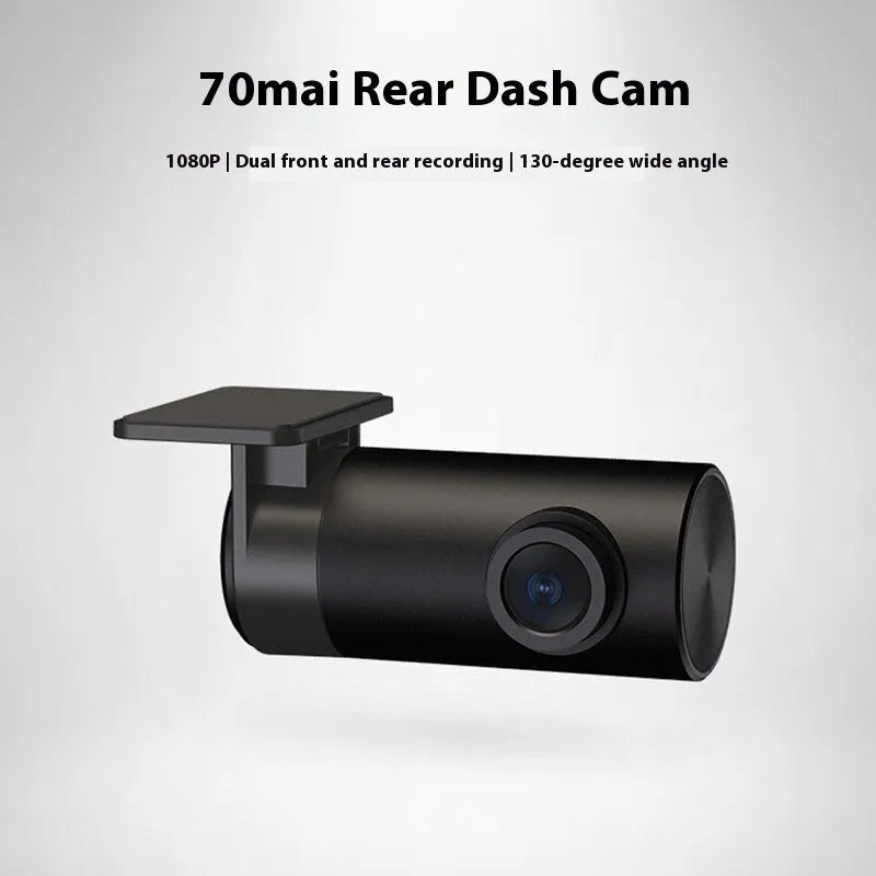 Midrive RC09 rear recording camera with compact plastic housing and rear window mounting accessories