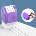 Plastic rectangular roller seal for creating English lines in seven colour options