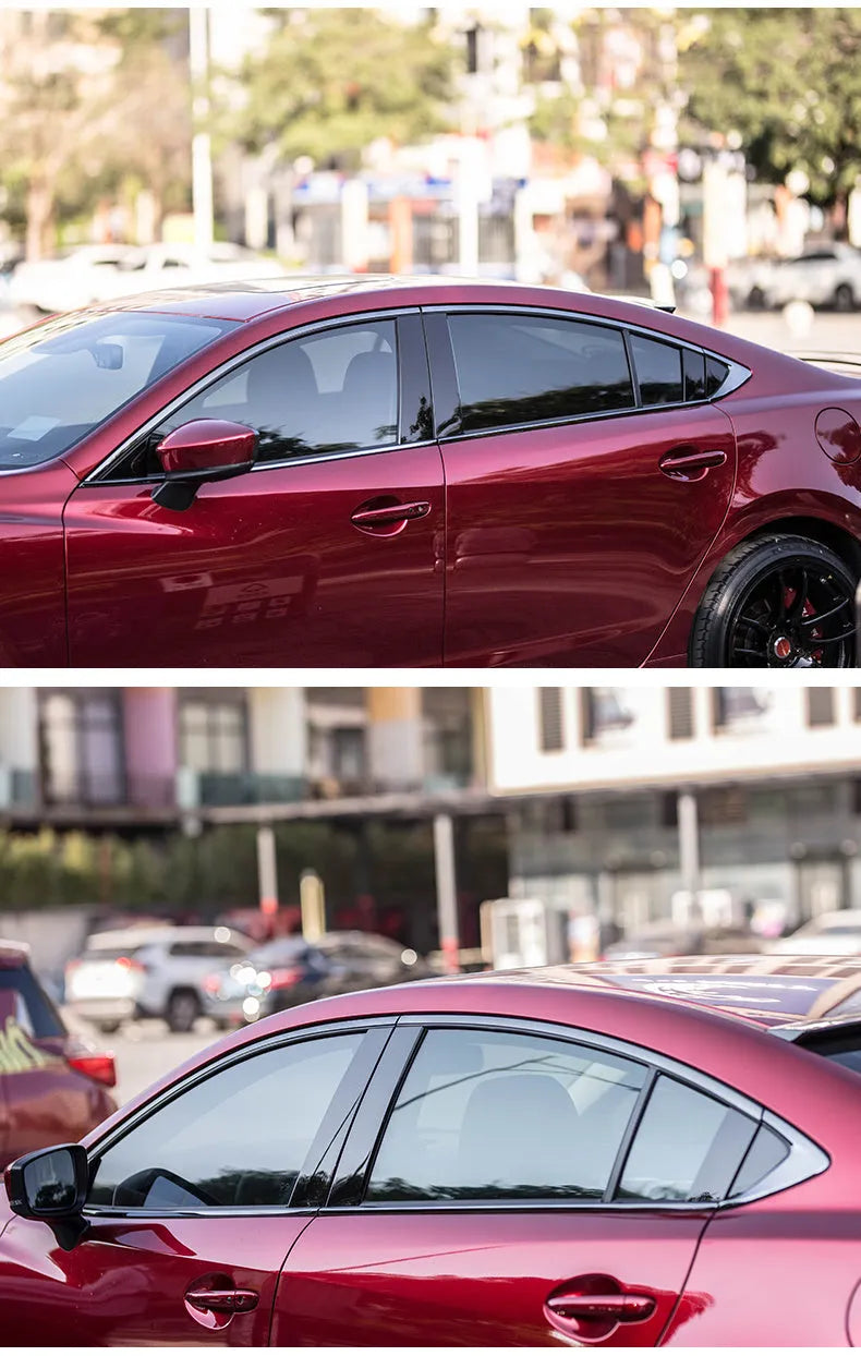 Black titanium stainless steel window trim strip for decorative window molding