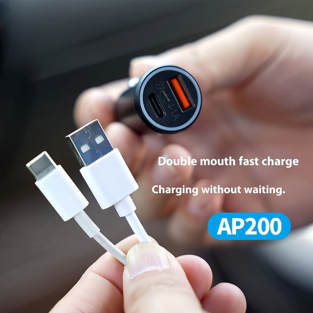 Black car charger GPS locator device for vehicle tracking with ABS plastic construction