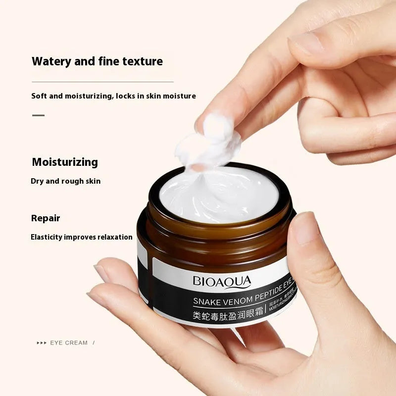 30g peptide firming eye cream jar for dark circle reduction and moisturising treatment
