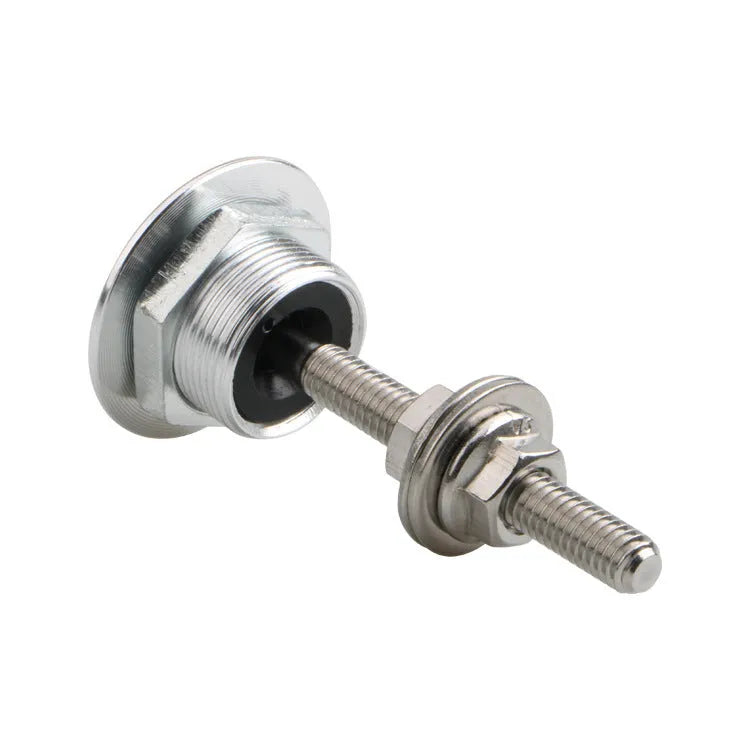 30mm aluminium engine cover lock in multiple colours with 55mm screw for vehicle panel fastening
