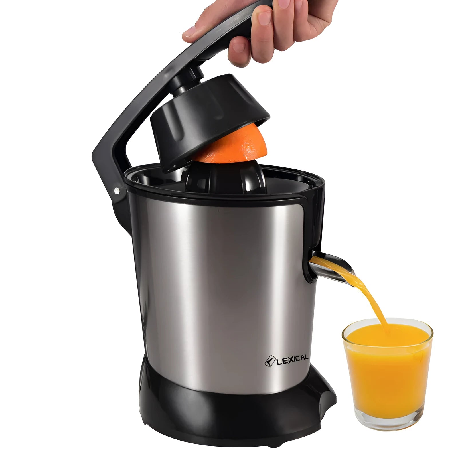 Stainless steel lemon orange juice separation machine with vertical screw rod cutter head