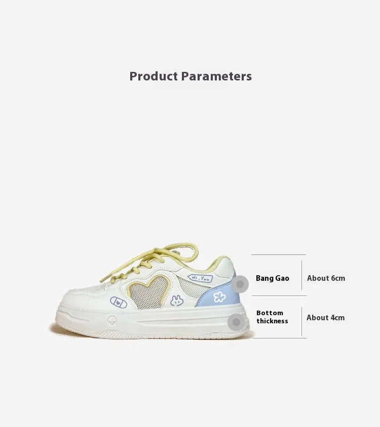 Meow Rabbit Sea Salt Cheese colour mesh sneakers with cross straps for children and youth