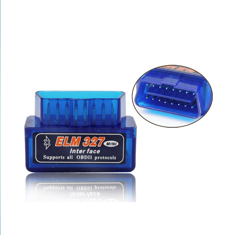 ELM327 mini Bluetooth OBD2 scanner diagnostic tool 45mm by 25mm by 65mm