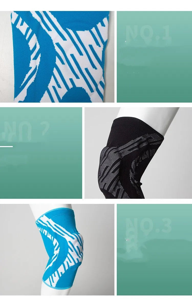 Men's basketball knee pads in nylon with knee protection