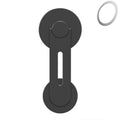 Tesla magnetic car phone holder for suspension screens in aluminium alloy with silicone components