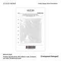 Happy Series Message Sticky Notes pad with choice of four colourful covers.