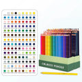 Boxed set of 72 artist colour pencils with basswood barrels for drawing and sketching.