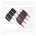 Black car body sticker with shark gill air outlet design and electroplated finish on a vehicle door