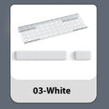 Double-sided keyboard and mouse pad with memory foam wrist rest in choice of colours