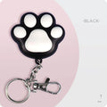 Infrared cat teaser toy with key chain lighting features showing black and pink colour options