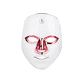 Rechargeable manual touch LED beauty mask in white, black and rose gold rim colour options