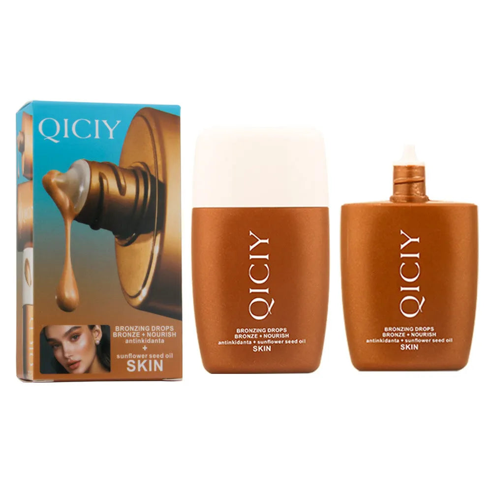 Face and body highlight contour liquid cream in 30ml packaging with four colour options