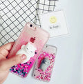 Bright glitter cat design on a phone case for iPhone models