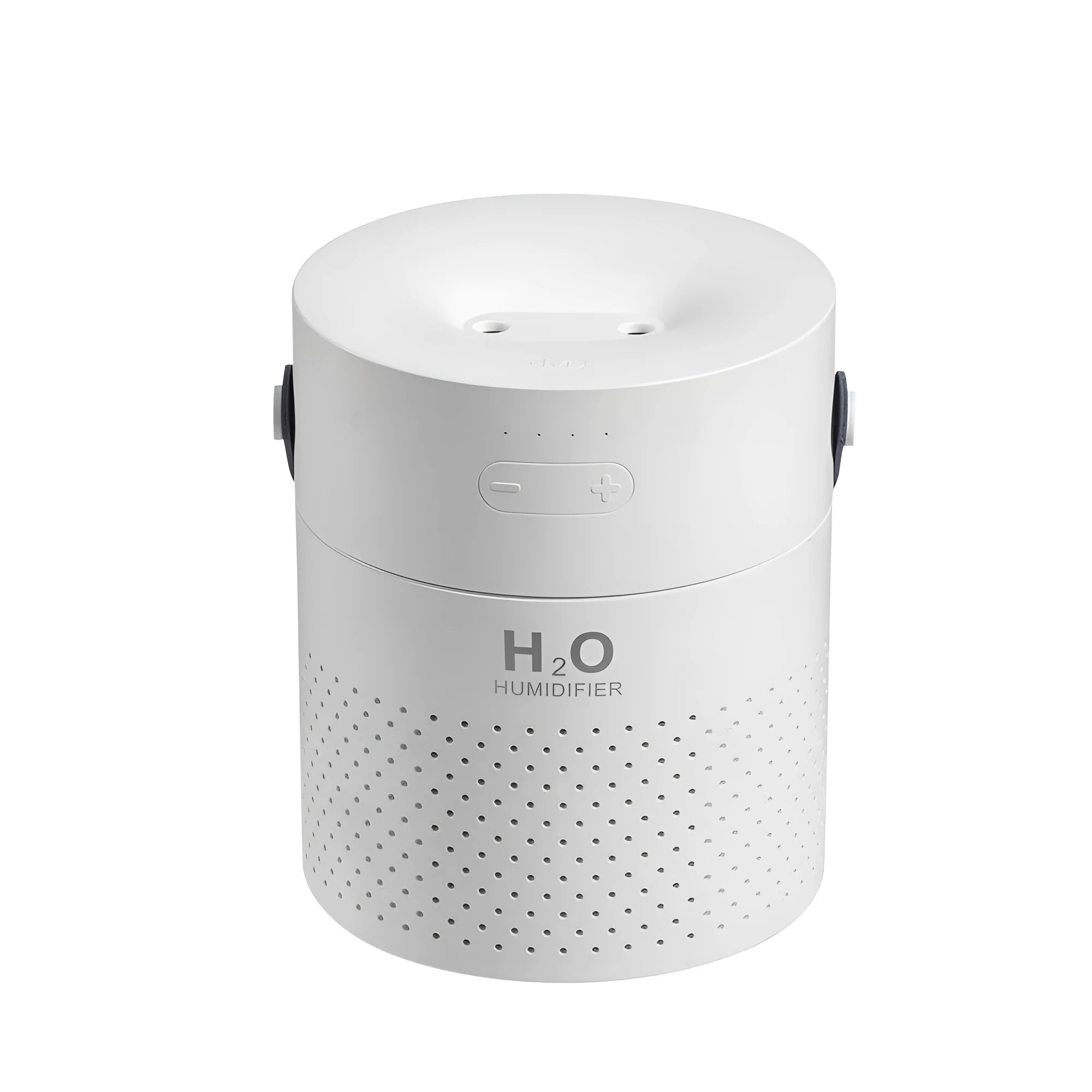 Green USB rechargeable bedroom humidifier with 1.1 litre water tank on a wooden surface