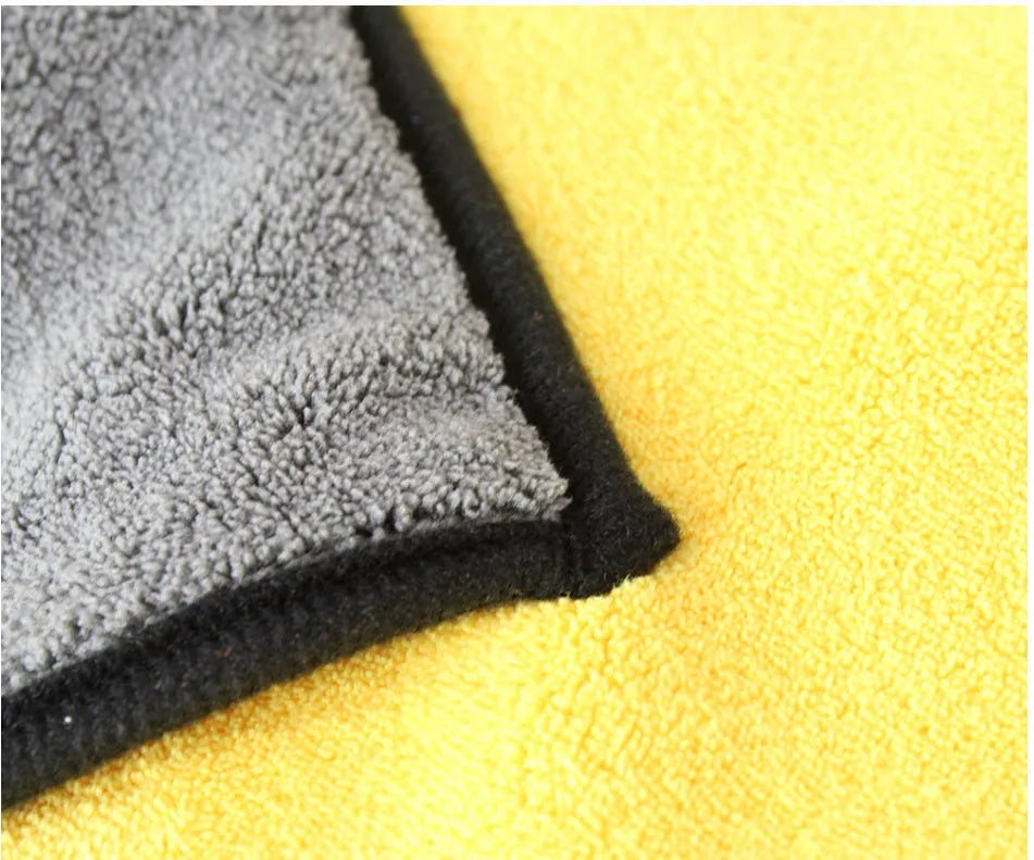 Blue pet bath towel made from 800g superfine absorbent fiber for drying dogs and cats