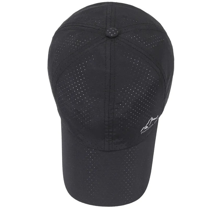 Korean-style adjustable baseball cap in polyester fabric with dome crown design